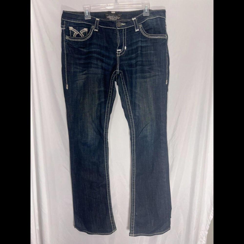 Big Star Jeans Size 31L Maddie Bootcut Mid Rise Medium Wash Stretch Boot Cut @TD